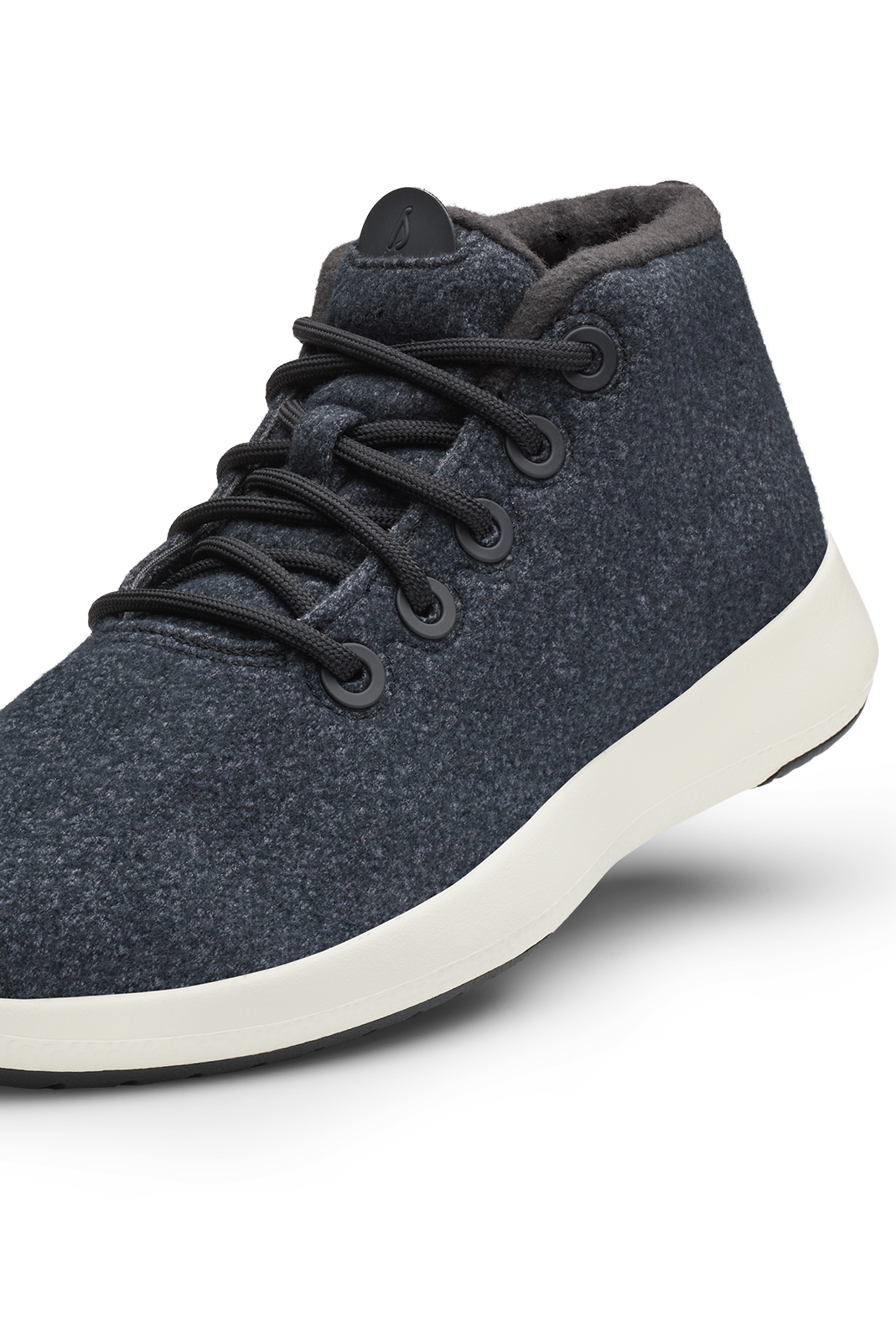 Allbirds Men's Wool Runner-up Mizzles, High Top Sneakers, Black, Size 9