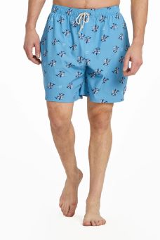 Inmocean Jake Adirondack Men's Swim Trunk in Cool Blue Size Medium