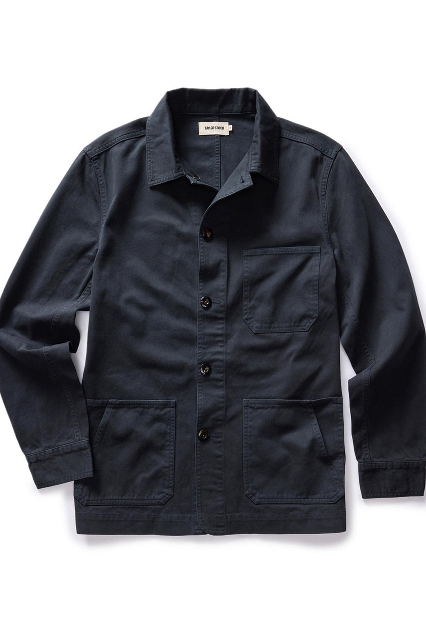 The Ojai Jacket in Organic Navy Foundation Twill