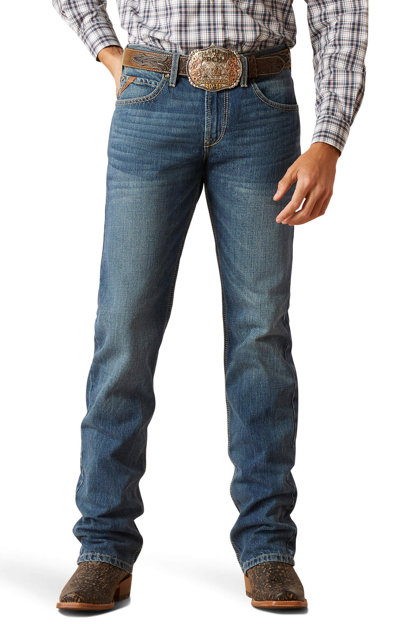 Men's M7 Slim Ezra Straight Jeans in Brighton, Size: 38 X 30 by Ariat