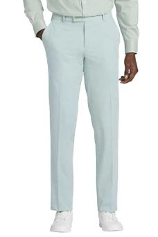 Egara Modern Fit Men's Suit Pants Seafoam - Size: 38W x 32L