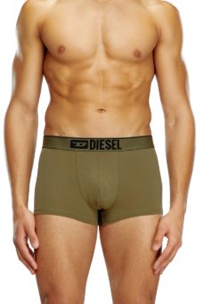 Diesel - 3-pack boxer briefs plain and camo - Trunks - Man - Green