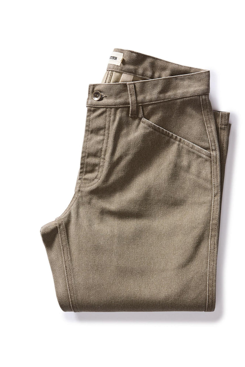 The Camp Pant in Stone Chipped Canvas